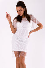 Cargar imagen en el visor de la galería, SOKY SOKA  DRESS WHITE 49010-2