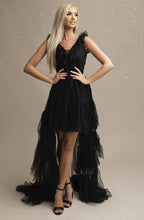 Load image into Gallery viewer, SENAT PRINCESS DRESS BLACK 67001-2