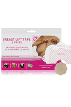 Cargar imagen en el visor de la galería, BYE BRA - breast tape and silk covers for F-H warts 3 pieces 50017-3