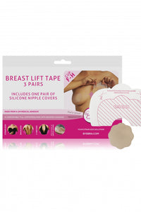 BYE BRA - breast tape and silk covers for F-H warts 3 pieces 50017-3