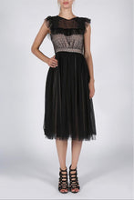 Load image into Gallery viewer, SOKY SOKA  DRESS BLACK-NUDE 57004-3