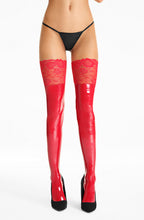 Load image into Gallery viewer, MIRROR STOCKINGS WITH LACE S548 - 7HEAVEN