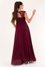 Charger l&#39;image dans la galerie, EVA &amp; LOLA DRESS eggplant 60005-1