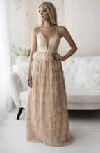 Load image into Gallery viewer, SENAT FLOUNCES DRESS CREAM 66005-2