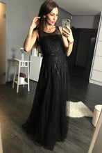 Load image into Gallery viewer, EVA &amp; LOLA DRESS BLACK 44004-1