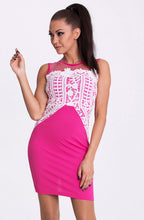 Load image into Gallery viewer, EMAMODA DRESS - Fuchsia 17004-2