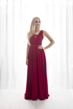 Load image into Gallery viewer, SENAT FLORIDA  DRESS BURGUNDY 64004-3