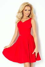 Charger l&#39;image dans la galerie, Dress circle - heart-shaped neckline - Red 114-3