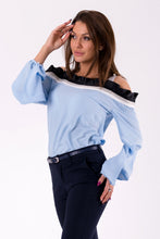 Load image into Gallery viewer, BLOUSE -BLUE 46031-1