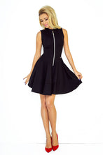 Load image into Gallery viewer, dress with zipper - black 123-10