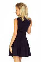 Load image into Gallery viewer, dress with zipper - black 123-10
