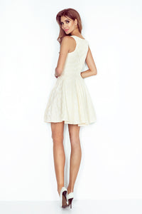 dress - Roses - ecru 125-17