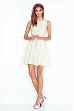 Load image into Gallery viewer, dress - Roses - ecru 125-17
