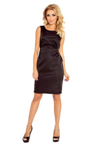 Numoco MEMORY - dress with binding - black 126-1