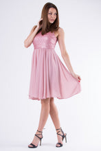 Charger l&#39;image dans la galerie, EVA &amp; LOLA DRESS OLD PINK 58006-3