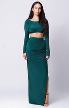 Load image into Gallery viewer, Side Slit Maxi Skirt Set