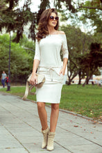 Cargar imagen en el visor de la galería, Numoco 13-109 Sporty dress - beige melange
