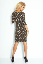 Load image into Gallery viewer, Sporty dress - fishbone + khaki 13-43