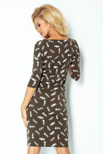 Load image into Gallery viewer, Sporty dress - fishbone + khaki 13-43