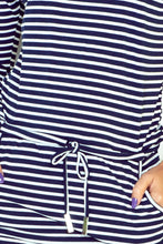 Load image into Gallery viewer, Sporty dress - Blue stripes 13-51