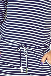 Sporty dress - Blue stripes 13-51