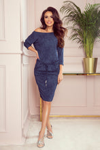 Load image into Gallery viewer, Numoco 13-77 Sporty dress with pockets- navy blue jeans