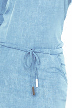 Load image into Gallery viewer, Sporty dress - viscose - Light blue jeans 13-80