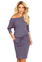 Load image into Gallery viewer, Numoco 13-90 Sports dress with pockets - steel color