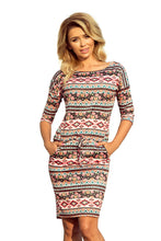 Load image into Gallery viewer, 13-94 Sporty dress - stripes + flowers