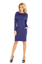 Load image into Gallery viewer, Dress with golf - navy Blue 131-5