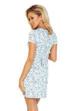Load image into Gallery viewer, Dress with two zippers - gray wall 134-4
