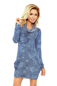 Numoco Golf - dress with big pockets - JEANS 135-5