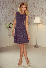 Load image into Gallery viewer, Dress - graphite + small pink butterflies 137-3