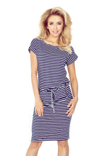 Load image into Gallery viewer, Short sleeve sport dress - 0,5x1cm straips 139-1