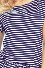 Load image into Gallery viewer, Short sleeve sport dress - 0,5x1cm straips 139-1