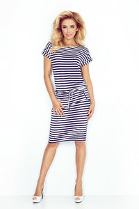 Numoco Short sleeve sport dress - 1x1 cm straips 139-2