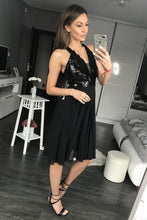 Load image into Gallery viewer, PINK BOOM  DRESS BLACK 44016-2
