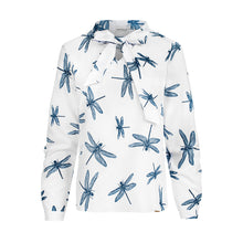 Load image into Gallery viewer, Numoco Blouse with bond - white - dragonfly 140-1