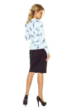 Load image into Gallery viewer, Blouse with bond - white - dragonfly 140-1