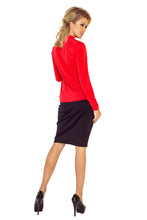 Load image into Gallery viewer, Blouse with bond - red 140-3