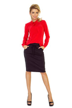 Load image into Gallery viewer, Blouse with bond - red 140-3