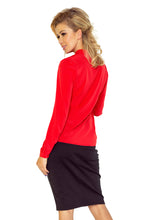 Load image into Gallery viewer, Blouse with bond - red 140-3