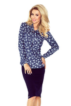 Load image into Gallery viewer, Blouse with bond - jeans - Butterflies 140-7