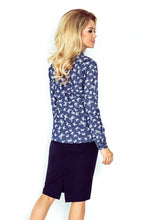 Load image into Gallery viewer, Blouse with bond - jeans - Butterflies 140-7