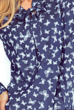 Load image into Gallery viewer, Blouse with bond - jeans - Butterflies 140-7