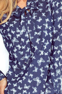 Blouse with bond - jeans - Butterflies 140-7