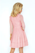 Load image into Gallery viewer, Dress with sleeves of tulle - light pink 141-7