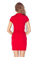 Load image into Gallery viewer, Dress with buttons - red 142-4