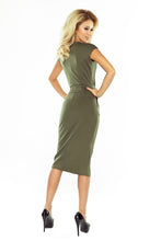 Cargar imagen en el visor de la galería, 144-5 Dress midi SARA - khaki