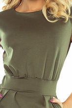 Cargar imagen en el visor de la galería, 144-5 Dress midi SARA - khaki